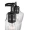 Nuvo Destin 2-Light Vanity, E26 60W, Black And Silver Accent, Clear Ribbed 60/7702 - alternate 3